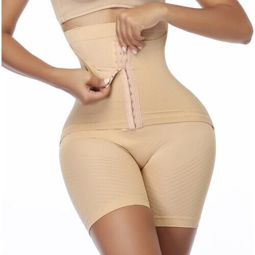 2020 Women High Waist Shaping Panties Waist Trainer Body Shaper Shorts Tummy Control Underwear Butt Lifter Seamless Shaperwear