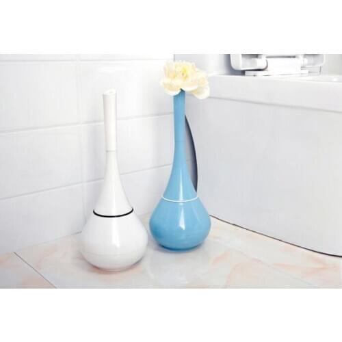 1SET Toilet Brush ABS PP Plastic Toilet Brush Holder WC Brush White Toilet Brush Holder Bathroom Accessories KP 025
