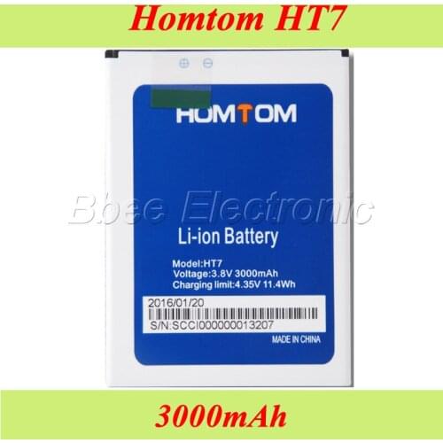 10PCS/LOT For Homtom HT7 Battery for Homtom HT7 PRO Batterie Bateria Accumulator AKKU 3000mAh