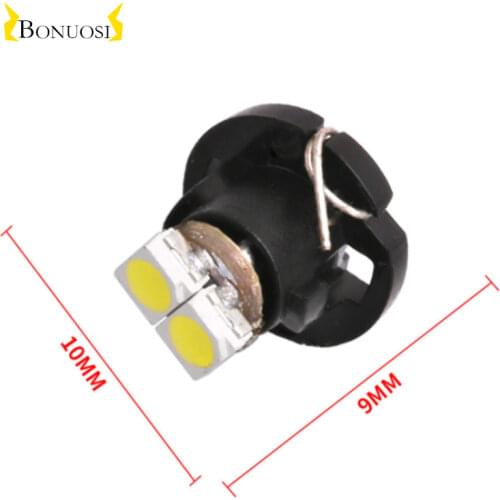 10pcs/Lot NW6 T4.2 2SMD LED Instruments Panel Dashboard Cluster Gauges Neo Wedge Bulb White Ice Blue Red LightSignal Lamp