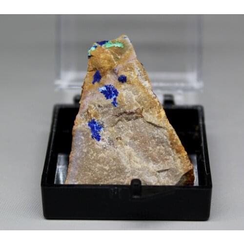 100% Natural beautiful GuiZhou azurite mineral specimen crystal Stones and crystals Healing crystal box size 3.4cm