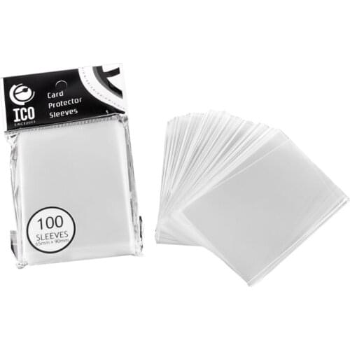 100Pcs 65*90mm Card Protector Magic Killers of Three Kingdom Football Star Card Transparent Unsealed Game Sleeves Board Cards