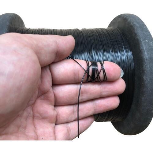 304 stainless steel rubberized soft steel wire rope 7*7 shares 0.6 plastic 0.8mm*100 meters sea fishing line headphone cable