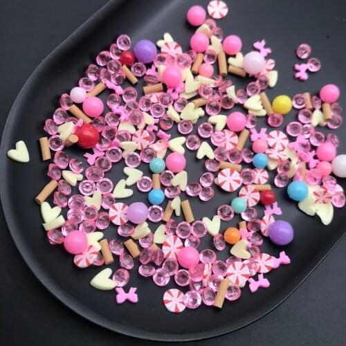 50g Cute Mix Polymer Clay Slices Sprinkles for Kids Diy,Craft/Nail Art/Scrapbook Decoration,Filler Polymer Clay Embellishments