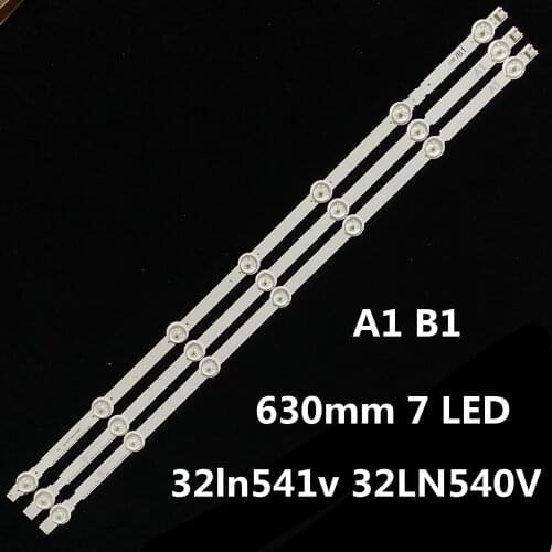 630mm 7 LED Backlight Lamp Strip for LG 32'' TV 32ln541v 32LN540V 6916L-1437A 6916L-1438A 6916L-1204A 6916L-1426A