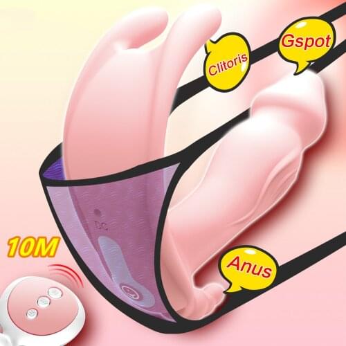 Abdo Wearable Vibrator Vibrators for Women Wireless Remote Control Sex toys Panties Clitoris Stimulator Double Stimulation