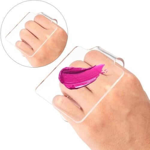 Acrylic Clear Makeup Cream Foundation Eyeshadow Palette Paint Nail Art Manicure Polish Gel DIY Mixing Water Color Tool