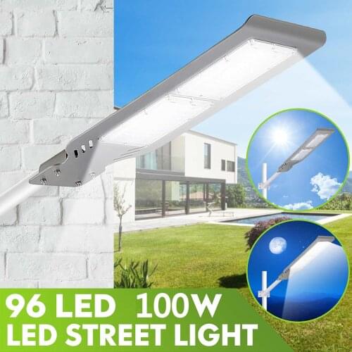 AUGIENB 100W 96 LED 14000LM Street Light Waterproof IP65 Outdoor Lighting Garden Yard Wall Highway Parking Lot Security Lamp