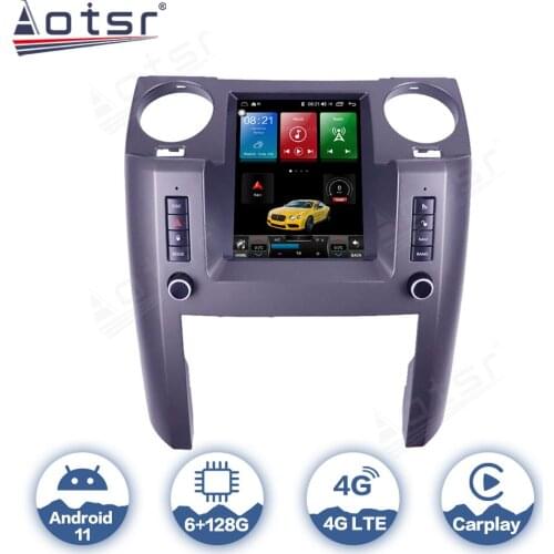 AOTSR Tesla Car Radio Coche Android 10 For Land Rover Discovery 3 LR3 2004 - 2011 GPS Navigation Multimedia Player CarPlay 4+64G