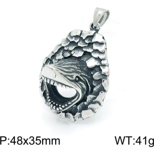Free Shipping Silver Color Stainless Steel Jewelry Pendant For Gift Joyas Store PBJZAHBC