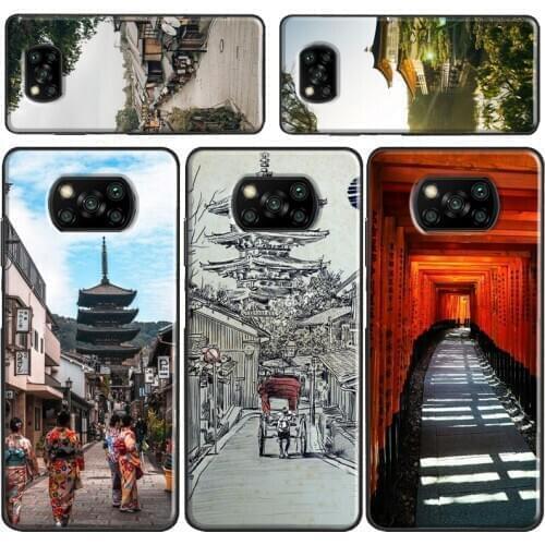 Kyoto Japan Old Capital Case For Xiaomi Redmi Note 9 7 8 Pro A 9C 8T 9S Mi Note 10 Lite Ultra 9T POCO X3 F2 Pro