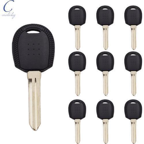Cocolockey Car Transponder Key Shell Case Fob Uncut Blade for KIA Carens Soul Carnival Sedona Optima Chip Keys 10pcs/lots