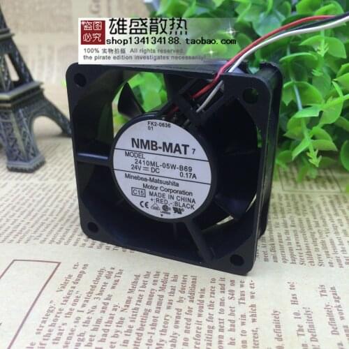 For 2410ML-05W-B60/B69 Then 6025 24V 0.17A 6cm/cm of ABB Frequency Converter Fan