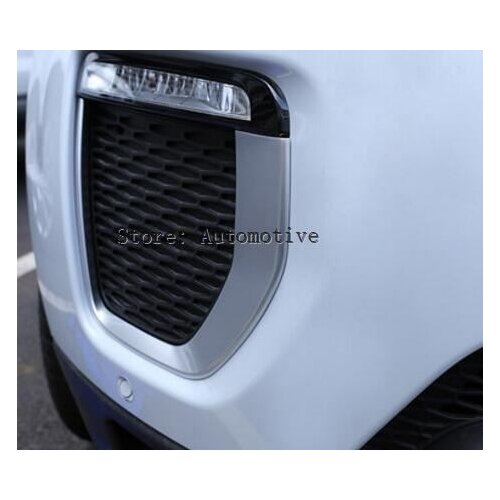 For Landrover Range Rover Evoque HSE Dynamic 2016 Car Accessories Front Fog Lamp Frame Trim ABS Chrome Auto Parts