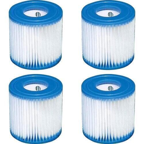 4Pcs Pool Filter Cartridges Type H Replacement Swimming Pool Filter for Pool Filter Pump Cleaner