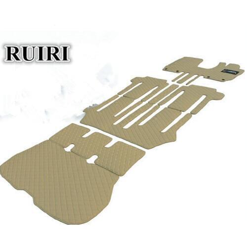 Best quality! Custom special car floor mats + trunk mat for Nissan Serena C28 7 seats 2018 waterproof carpets for Serena 2019