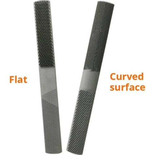 NEW Double-cut Alloy Square Flat Half Round Filling Needle Microtech Woodworking 4 IN 1 Wood Carving Files Rasp Wooden