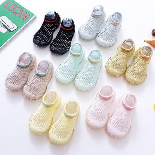 2021 New Arrival Summer Toddler Girl Boy Shoes Baby Mesh Socks Baby Casual Non Slip Shoes Calcetines Bebe Recien Nacido Verano