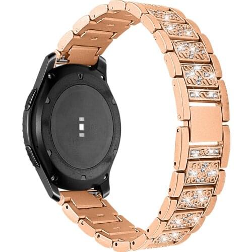 22mm 20mm Stainless Steel Watch Band Strap For SAMSUNG Galaxy Watch 42 46mm GEAR S3 Active2 Classic quick release watch strap