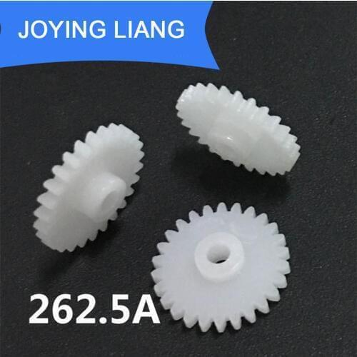 262.5A 0.5M GEARS Modulus 0.5 26 Tooth Plastic Gear Disc Wheel Toy Accessories 10PCS/LOT