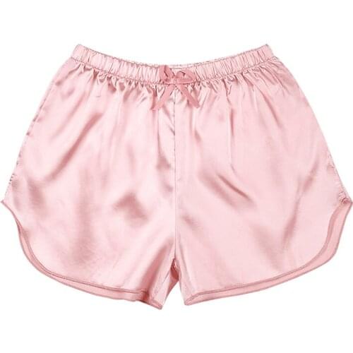 New Summer Shorts Children Solid Color Elastic Middle Waist Short Pants with Bowknot Decoration for Little Girls Clothing
