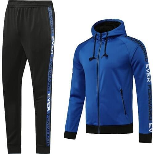 2020 Sport Tracksuit Mens hoodie Sets Casual Sports Suit Spring Autumn Men Sportswear Zipper Hoodie + Pants Training Suit