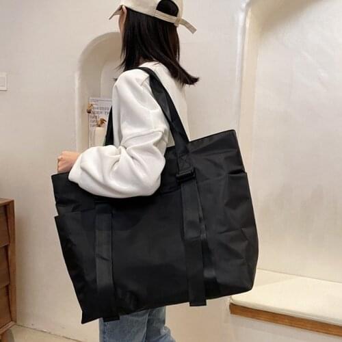 New Waterproof Big Tote Bags for Women Extra Large Handbag 2021 Large Capacity Nylon Shoulder Shopper Bag Female Travel Handbags