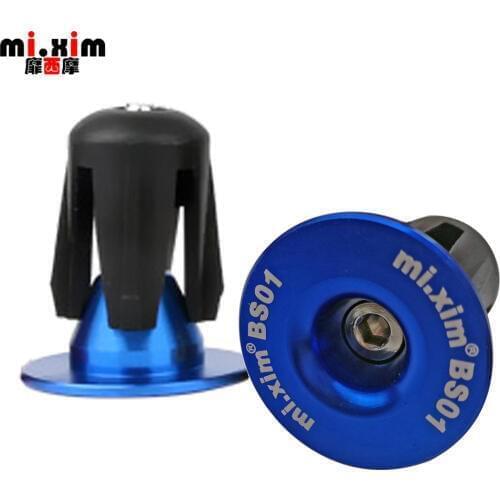MIXIM Aluminum Alloy stuffed bicycle handle sleeve cap to block mountain road handlebar folding bike lock screw plug plug