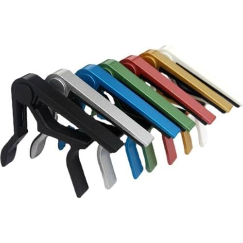 1pc Electric Guitar Change Tuning Clamp Key 7 Colors Plastic Guitar Capo Musical Instruments Accessories Best Capo