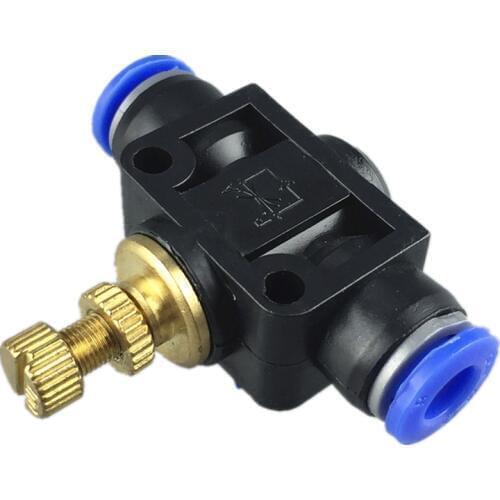 10PCS/LOT Pneumatic Throttle Flow control valve Pneumatic fittings LSA-6 SA4 SA6 SA8 free shipping