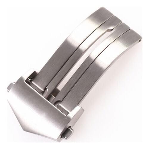18mm stainless steel watch buckle for TAG Heuer F1AQUARACER series watch rubber strap buckle butterfly buckle folding buckle