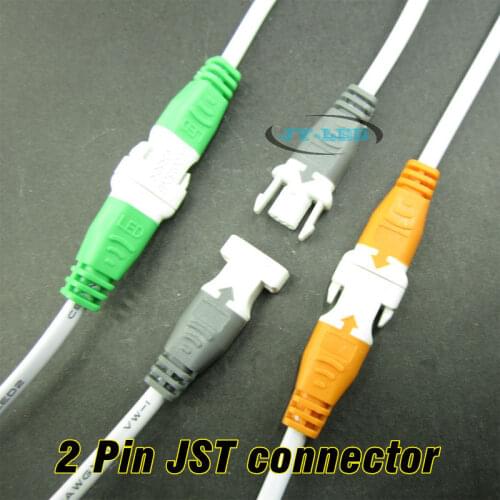 20 Pairs Mini Led Connector Male Female Plug Type Gray/Green/Yellow Three Color For Lighting Accessory