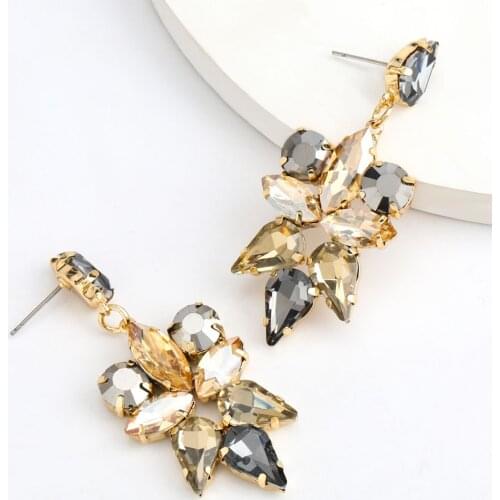 2020 Fashion Multicolor Luxury Metal Geometric Dangle Earrings Girl Elegant Cute Jewelry Accessories Earrings Dropshipping