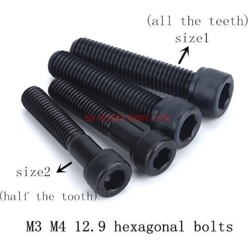 2021 Direct Selling Real Screws For Laptops 20pcs M3 M4 12.9 Hexagonal Bolts /din912 High Strength Screws Model Toy Car Screw