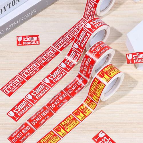 250Pcs/roll Fragile Stickers Please Handle With Care Warning Labels For Goods Decoration Shipping Express Label 2021 New