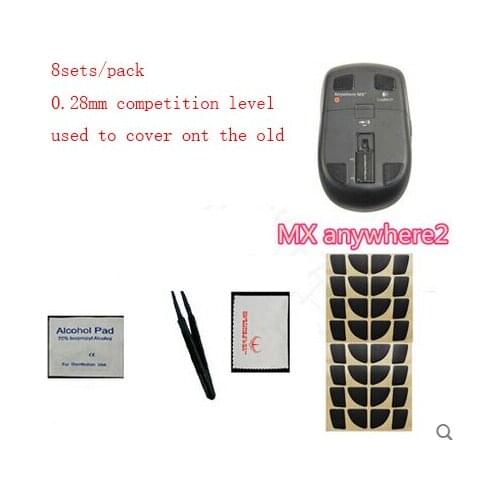 4sets/pack Hotline Games competition level mouse feet for Logitech MX anywhere2 0.6mm mouse pad mouseskate