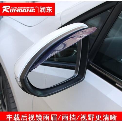 Car rear-view mirror rain eyebrow cover reverse universal mirror rain eyebrow pair MD-903