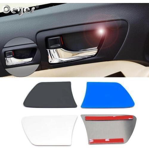 Ceyes 4pcs/lot Car Accessories Fit For Toyota Camry 2013 2014 2015 2016 Auto Door Bowl Handle Cover Trim Sticker Stainless Steel