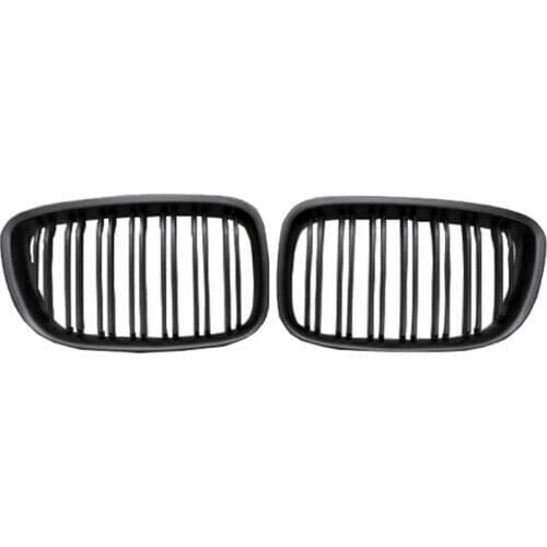 Black Front Bumper Hood Kidney Grill Grille For-BMW F07 5 Series GT 520 528 530 535 550 2010-2017