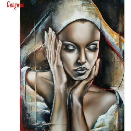 DIY square round diamond Embroidery 5D DIY Diamond mosaic South African women art Diamond Painting Cross Stitch Rhinestone paint