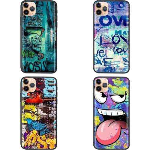 For Samsung Galaxy S20 Ultra 5G S30 Ultra S21 S10 S10E Plus Lite Graffiti Your Favorite Black Bumper Painting