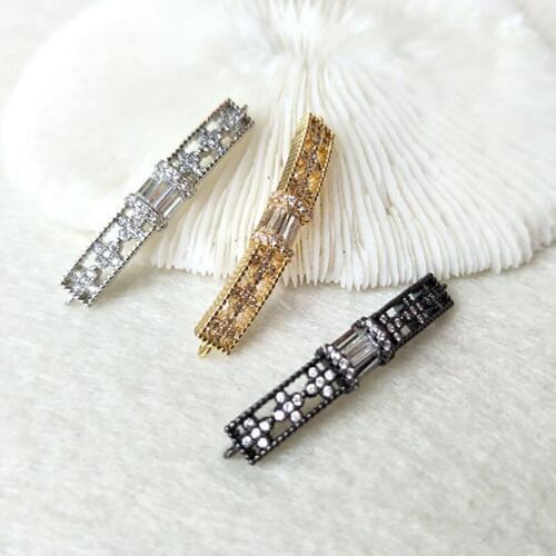 10pcs CZ zircon Micro Pave Connector,Double Bails Beads Charm,DIY Bracelet necklace Jewelry Finding CT301