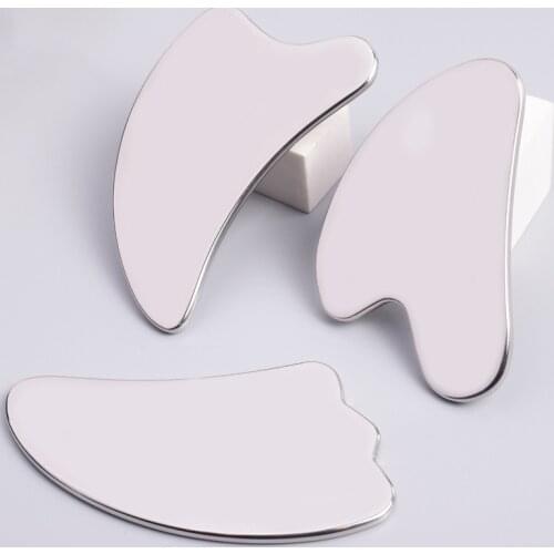 Stainless Steel Face Massager Gouache Scraper for Face Lifting Anti-wrinkle Gua Sha Board Body Slimming Skin Care Tools