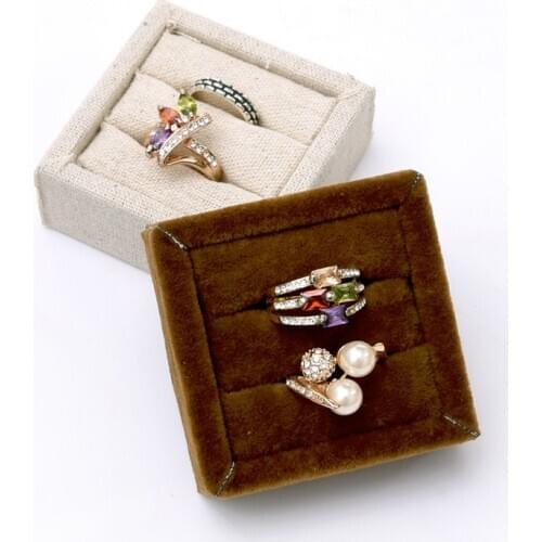 Mini Ring display Tray Velvet Ring Display Holder Ring Display Rack Ring Showcase Small Jewelry Display Tray
