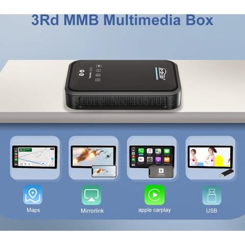 MMB Multimedia Carplay Ai Box 4+32G Android system Wireless Mirroring Video Player iPhone Android Phone Navigation Radio TV Box