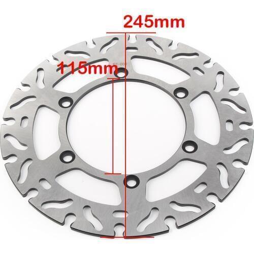 Motorcycle Steel Front Brake Disc For YAMAHA WR200 D/E/F 92-94 DT23 Lanza (LTP1/2) 97-98 TT250R 1996TT-R250 1999-2004 245mm