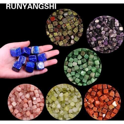 50g/bag 15-20mm Natural crystal stone Gemstone Chakras Healing Stone Quartz Mineral Ornaments Home Decoration