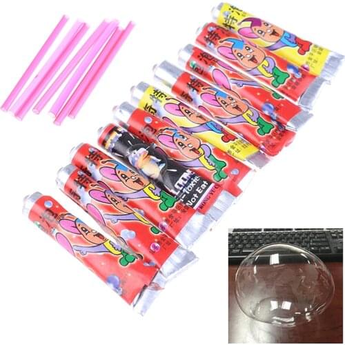 New 2Bag Bubble Glue Blowing Bubble Ball Toys for Children Space Balloon Nostalgic Classical Outdoor Toys Not Easy To Break