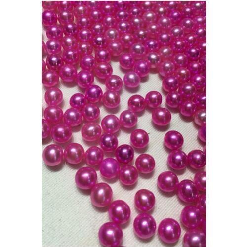 Wholesale Jewelry Making Beads DIY 20pcs/lot 7-8MM Near Round AAA Genuine Freshwater Oyster Pearls Loose Charm Dyed BeadsABH652