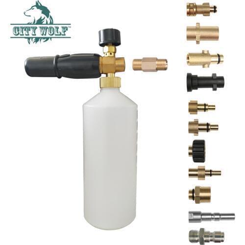 Car wash snow foam nozzle soap sprayer lance karcher lavor nilfisk makita bort bosche high pressure washer accessoires city wolf